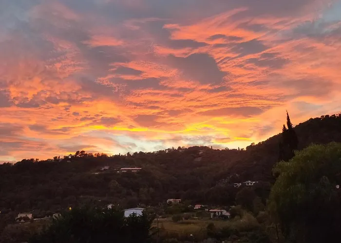 Villa Un brin de paille à Cagnes-sur-Mer avec Piscine