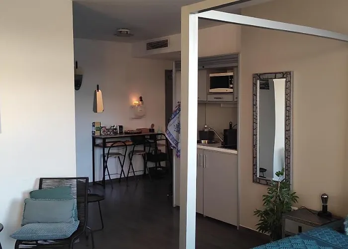 grand studio terrasse de standing, pleine vue village et proche mer Carry-le-Rouet