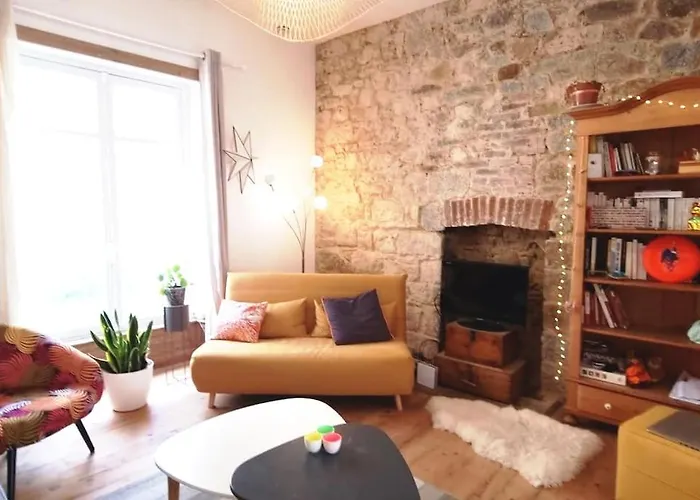 Maison De Ville 2Min De La Gare Saint-Brieuc Privée