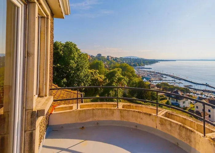 Villa Concise, Une Maison De Charme Avec Vue Panoramique Sur Le Lac Leman Thonon-les-Bains