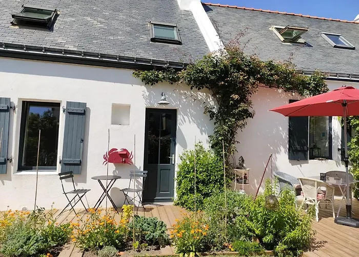 Bed and Breakfast Le crabe rouge à Groix acceptant les animaux