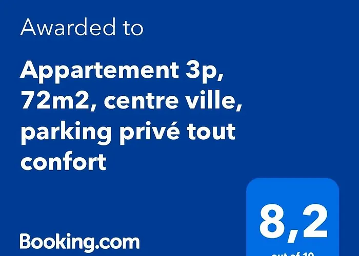 Appartement 3p, 72m2, centre ville, parking privé tout confort Biscarrosse acceptant les animaux