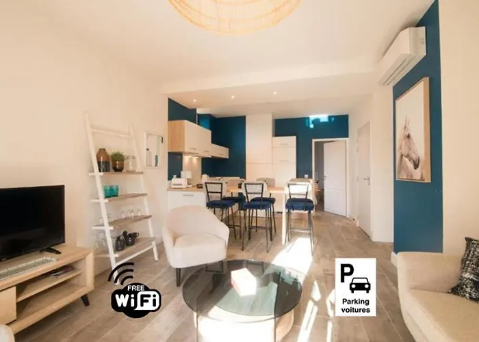 Appartement La Belle Terrasse avec climatisation et parking privé à Sarlat