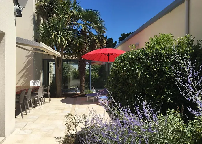 Villa Les Palmiers à Erquy acceptant les animaux
