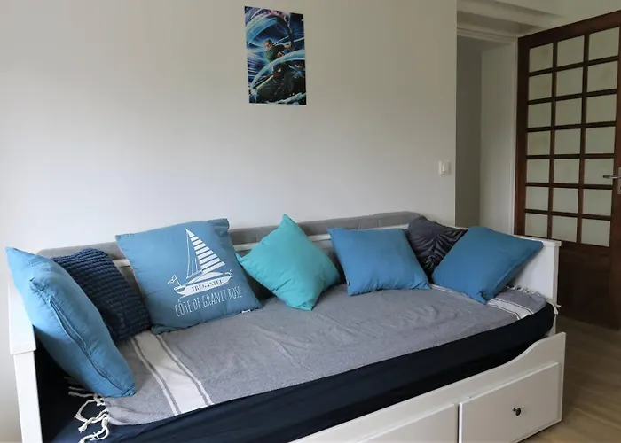 Maison 5 pers à 640m de la plage de Trestraou à PERROS-GUIREC - Réf 909 Privée