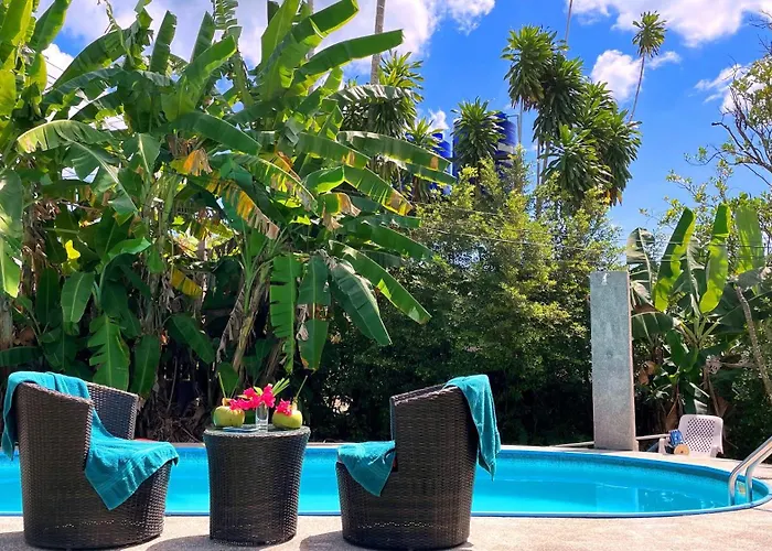 Swiss Chalet Garden, Pool Resort Krabi town
