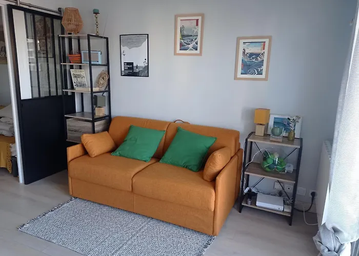 Le Studio Galliéni vue panoramique face mer a fait peau neuve! Pornichet